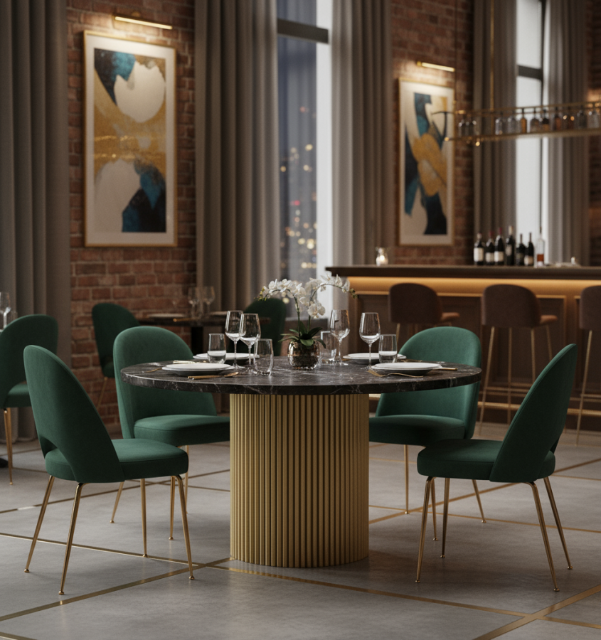 Подстолье El Mini золотистый_2