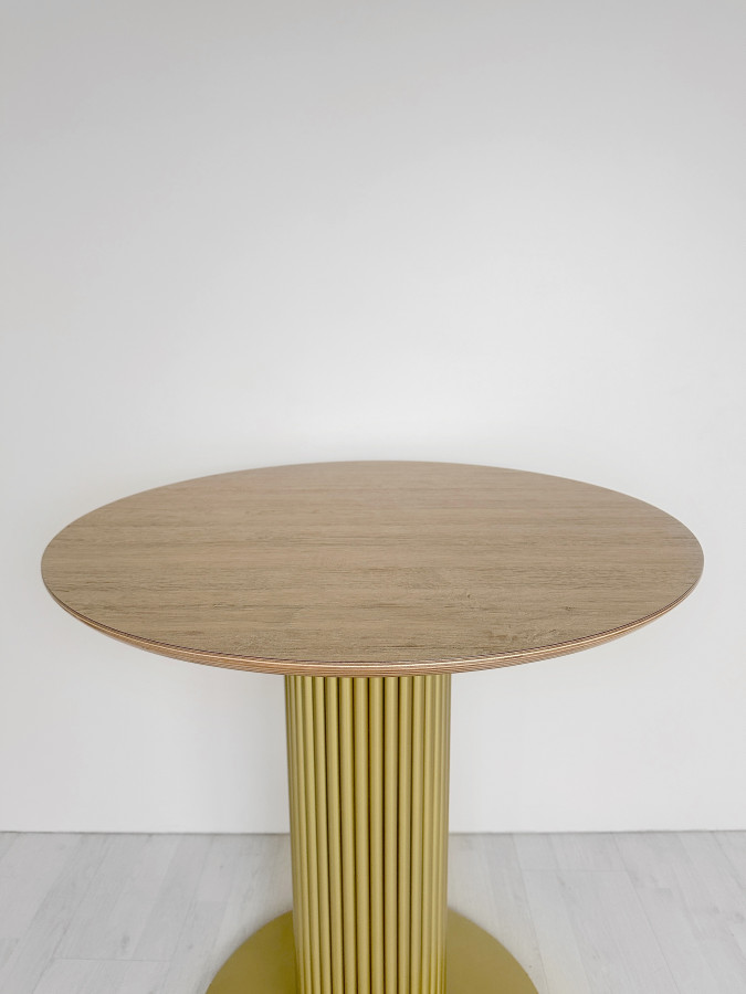 Столешница HPL на основе фанеры влагостойкая - толщина 19 мм (круглая) Дуб Рустик_31